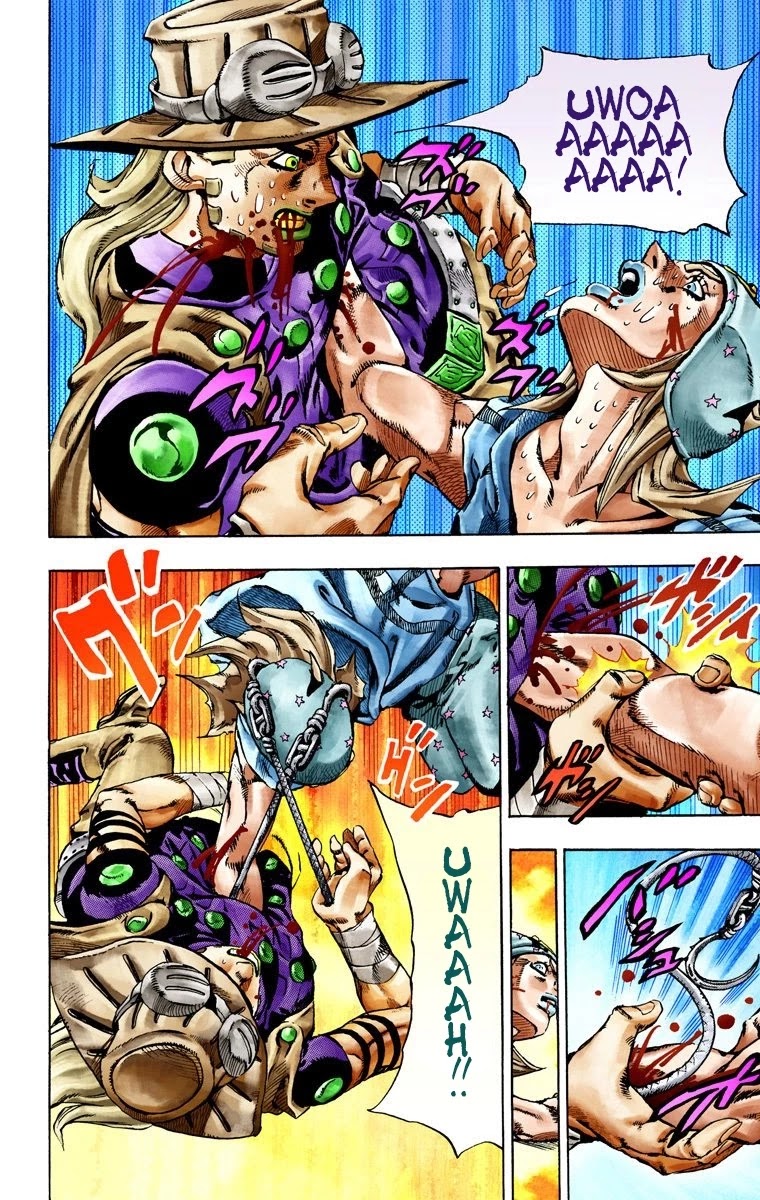 JoJo's Bizarre Adventure Part 7 - Steel Ball Run (Official Colored) chapter 27 page 33