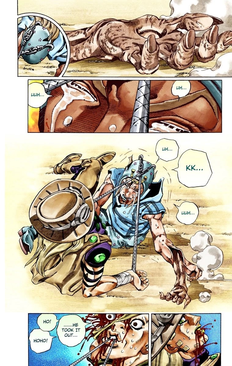 JoJo's Bizarre Adventure Part 7 - Steel Ball Run (Official Colored) chapter 27 page 35