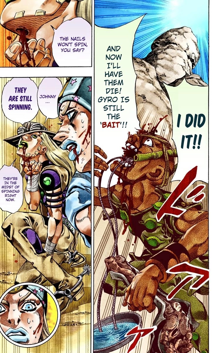 JoJo's Bizarre Adventure Part 7 - Steel Ball Run (Official Colored) chapter 27 page 38