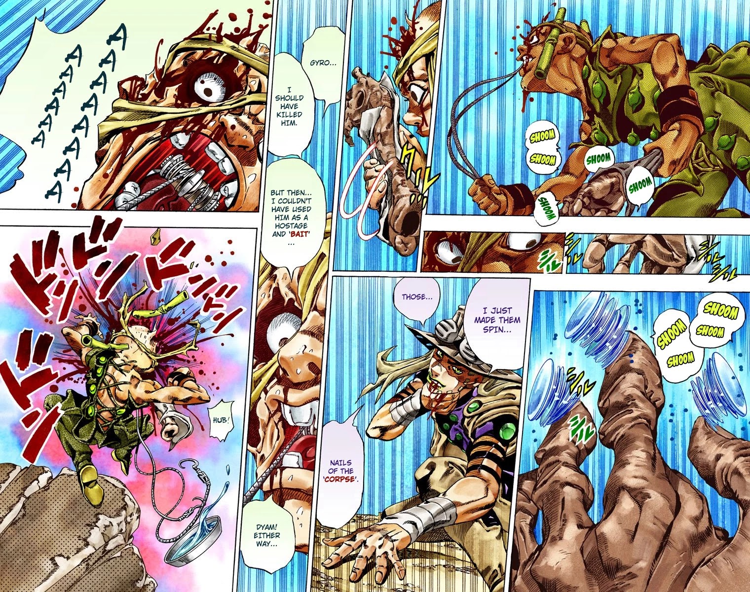 JoJo's Bizarre Adventure Part 7 - Steel Ball Run (Official Colored) chapter 27 page 39