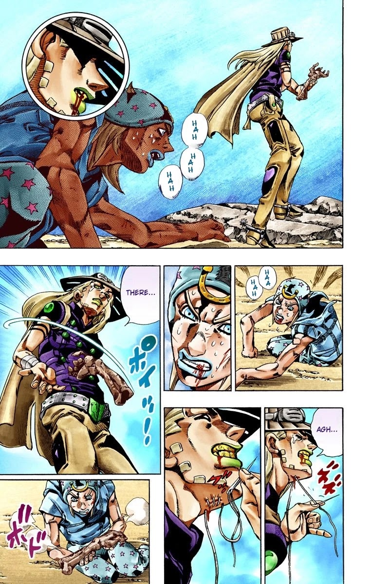 JoJo's Bizarre Adventure Part 7 - Steel Ball Run (Official Colored) chapter 27 page 41