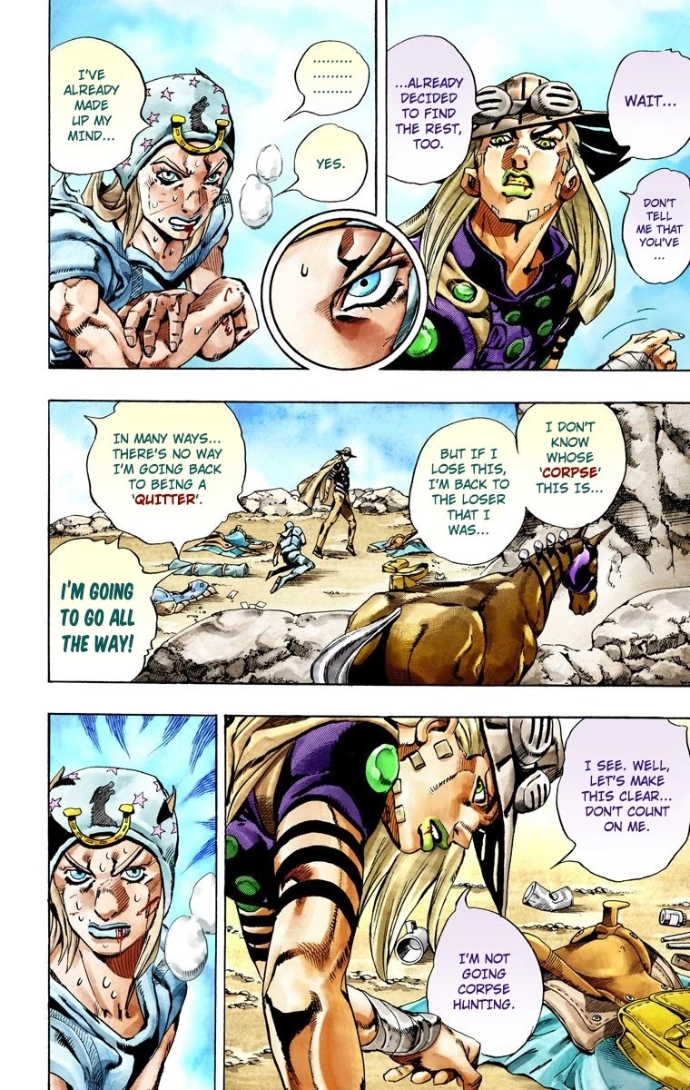 JoJo's Bizarre Adventure Part 7 - Steel Ball Run (Official Colored) chapter 27 page 44