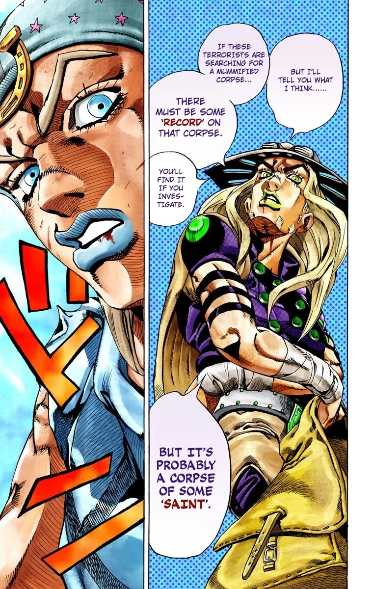 JoJo's Bizarre Adventure Part 7 - Steel Ball Run (Official Colored) chapter 27 page 45