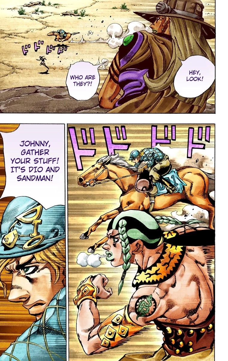 JoJo's Bizarre Adventure Part 7 - Steel Ball Run (Official Colored) chapter 27 page 51