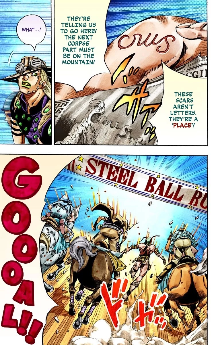 JoJo's Bizarre Adventure Part 7 - Steel Ball Run (Official Colored) chapter 28 page 10