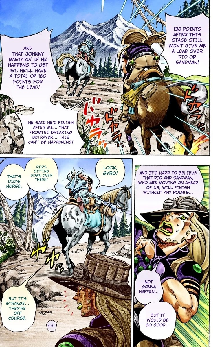 JoJo's Bizarre Adventure Part 7 - Steel Ball Run (Official Colored) chapter 28 page 21