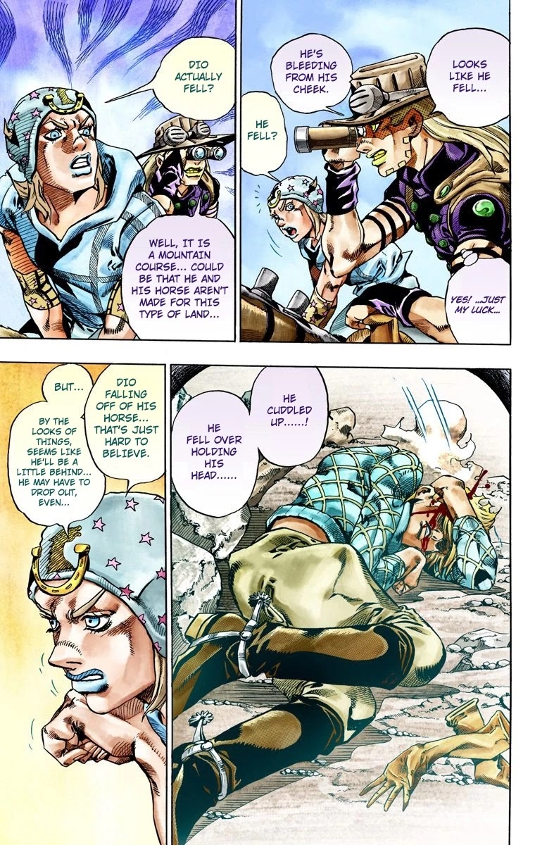 JoJo's Bizarre Adventure Part 7 - Steel Ball Run (Official Colored) chapter 28 page 23