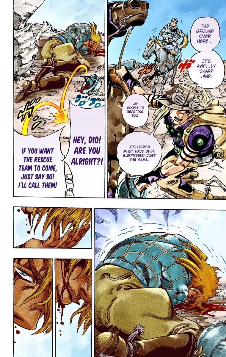 JoJo's Bizarre Adventure Part 7 - Steel Ball Run (Official Colored) chapter 28 page 26