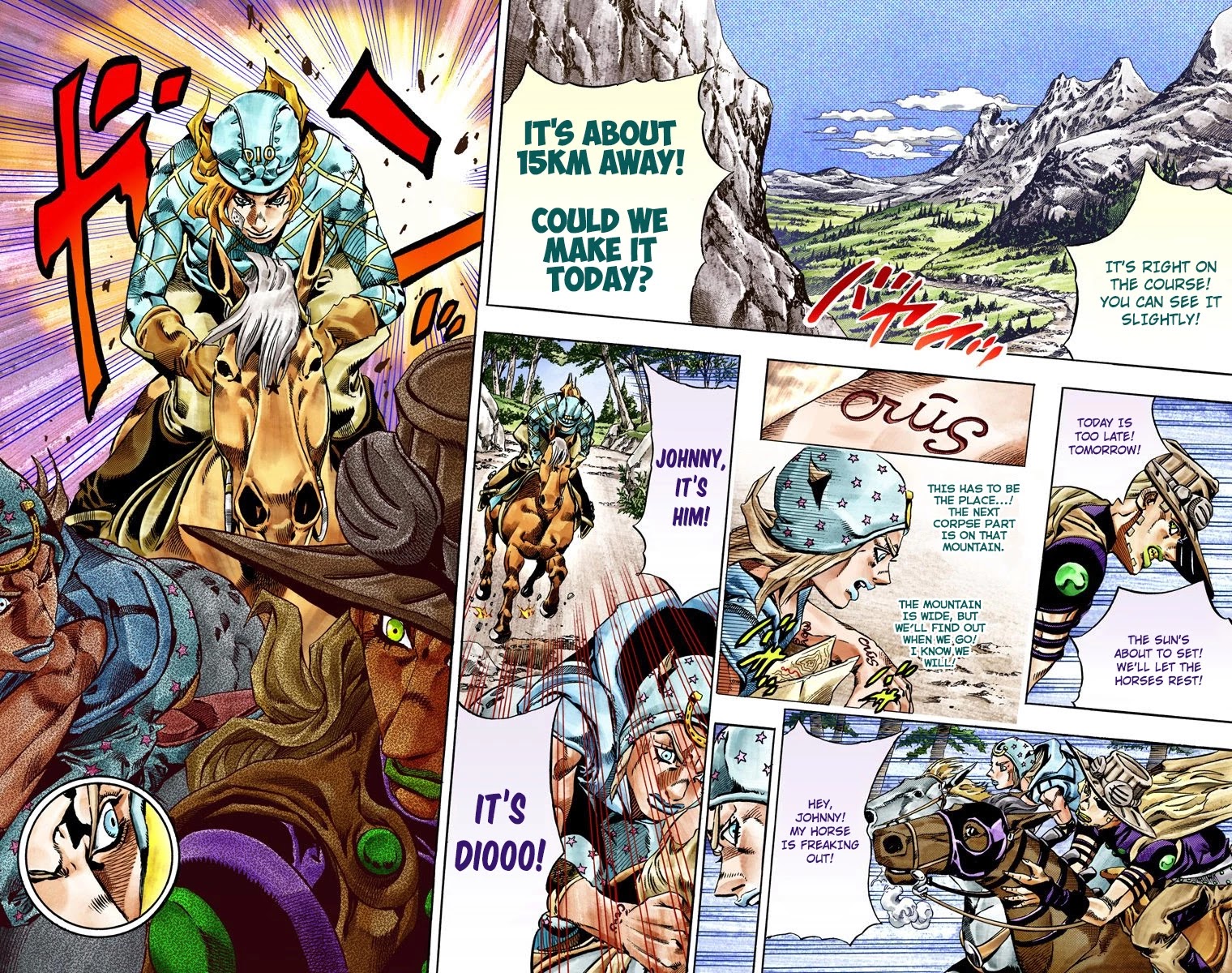 JoJo's Bizarre Adventure Part 7 - Steel Ball Run (Official Colored) chapter 28 page 31