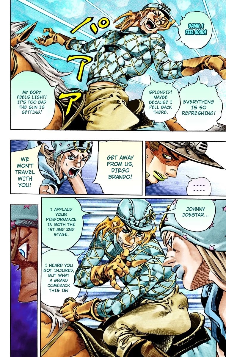 JoJo's Bizarre Adventure Part 7 - Steel Ball Run (Official Colored) chapter 28 page 34