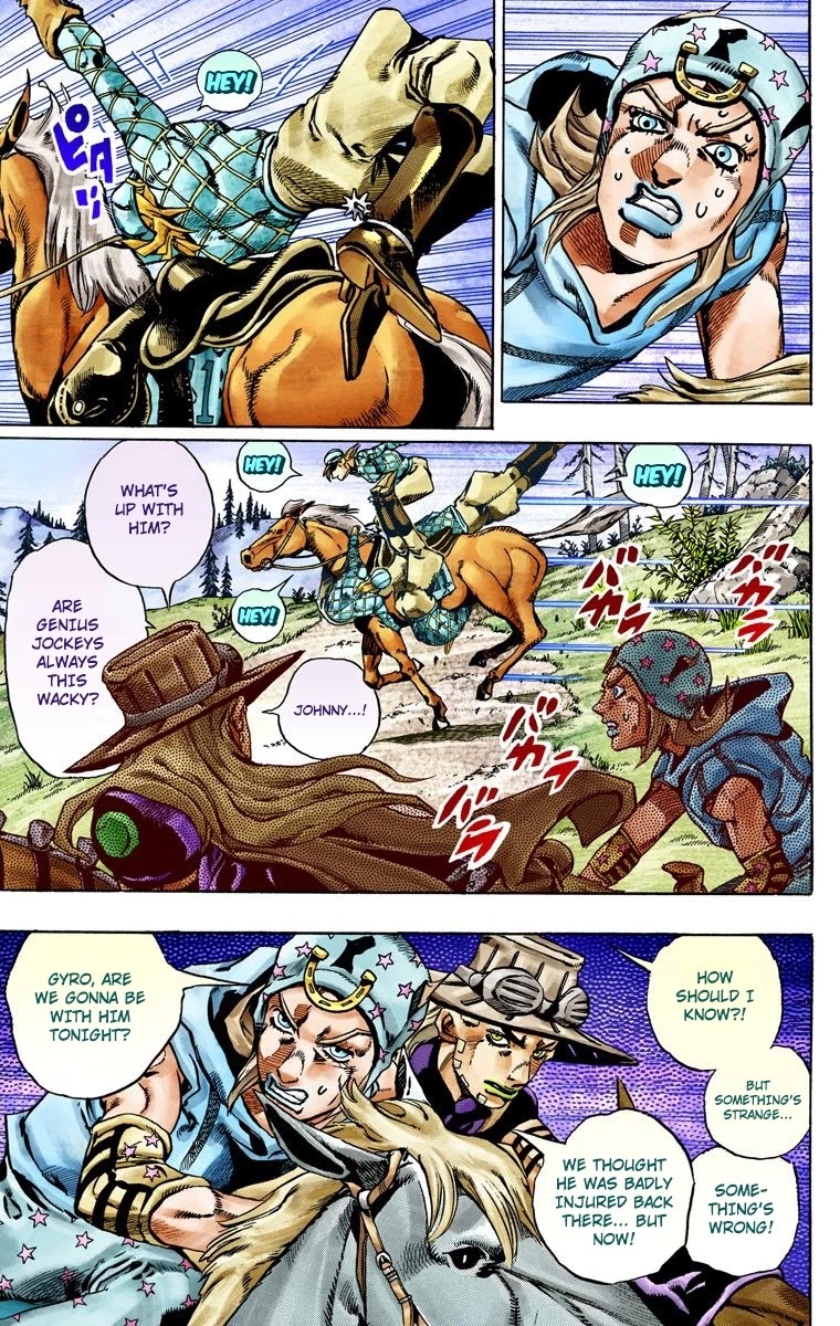 JoJo's Bizarre Adventure Part 7 - Steel Ball Run (Official Colored) chapter 28 page 37