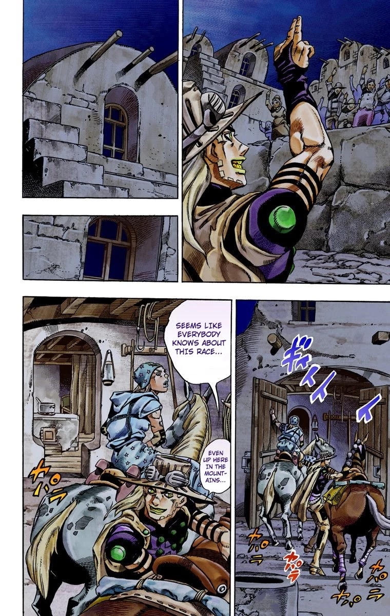 JoJo's Bizarre Adventure Part 7 - Steel Ball Run (Official Colored) chapter 28 page 39