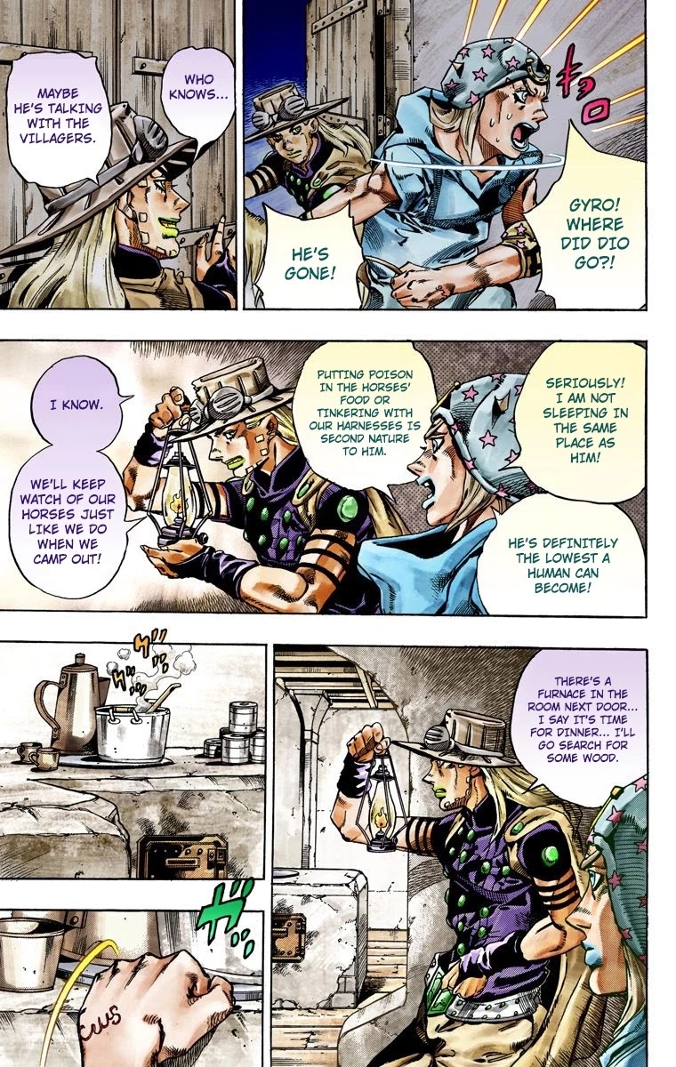 JoJo's Bizarre Adventure Part 7 - Steel Ball Run (Official Colored) chapter 28 page 40