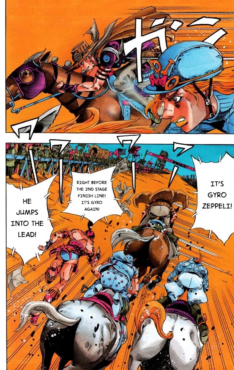 JoJo's Bizarre Adventure Part 7 - Steel Ball Run (Official Colored) chapter 28 page 5