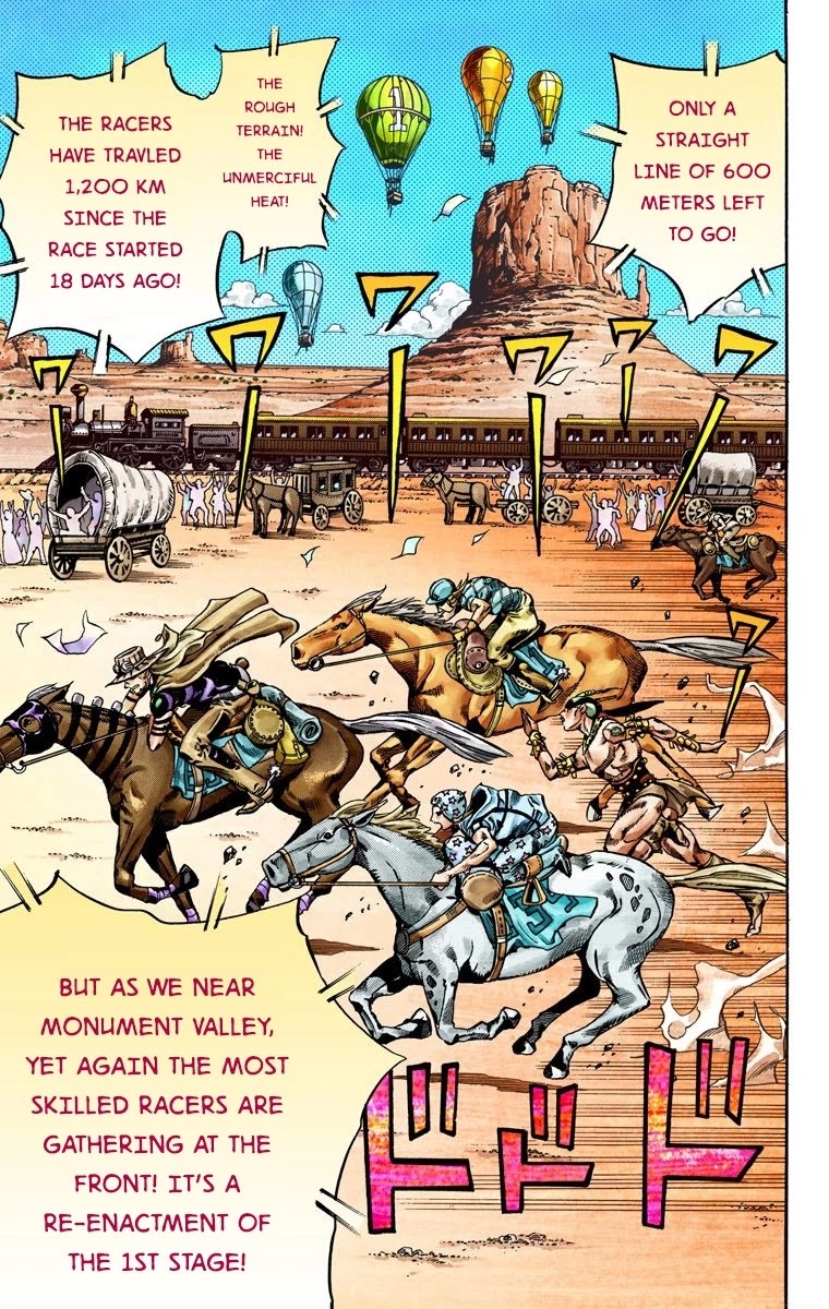 JoJo's Bizarre Adventure Part 7 - Steel Ball Run (Official Colored) chapter 28 page 6