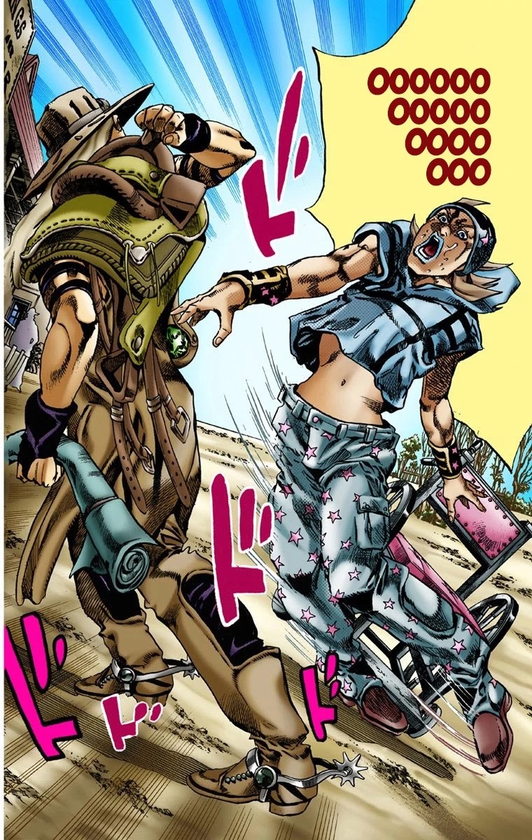 JoJo's Bizarre Adventure Part 7 - Steel Ball Run (Official Colored) chapter 3 page 19