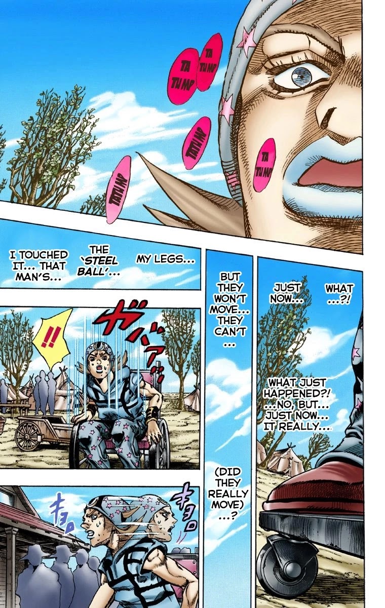 JoJo's Bizarre Adventure Part 7 - Steel Ball Run (Official Colored) chapter 3 page 22