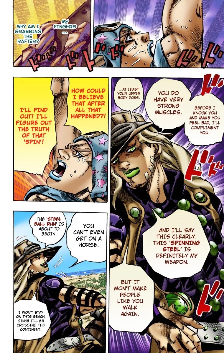 JoJo's Bizarre Adventure Part 7 - Steel Ball Run (Official Colored) chapter 3 page 30