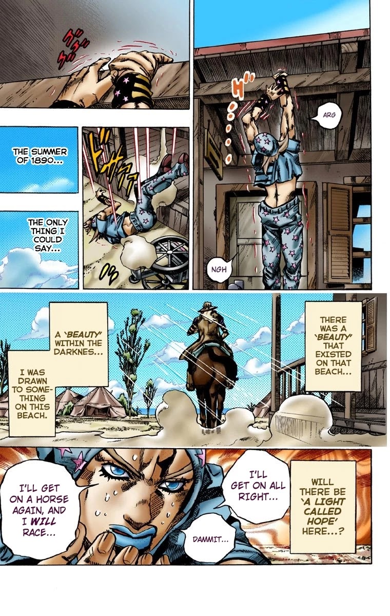 JoJo's Bizarre Adventure Part 7 - Steel Ball Run (Official Colored) chapter 3 page 31