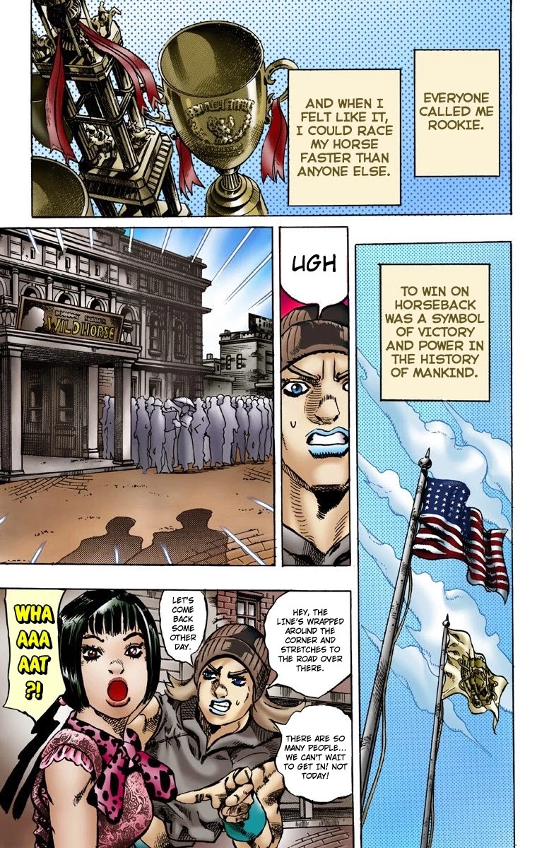 JoJo's Bizarre Adventure Part 7 - Steel Ball Run (Official Colored) chapter 3 page 6