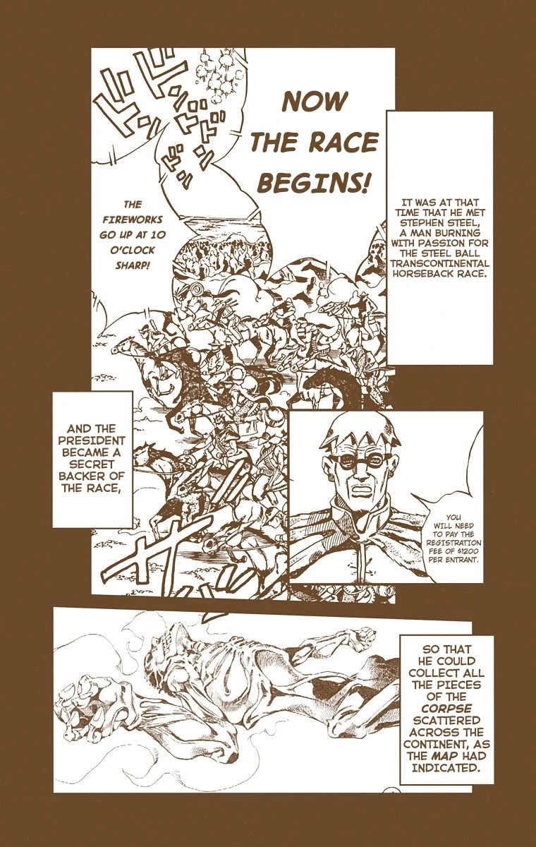 JoJo's Bizarre Adventure Part 7 - Steel Ball Run (Official Colored) chapter 30.5 page 3