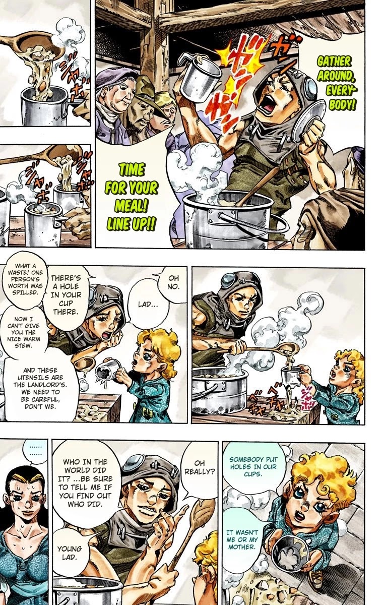 JoJo's Bizarre Adventure Part 7 - Steel Ball Run (Official Colored) chapter 30 page 10