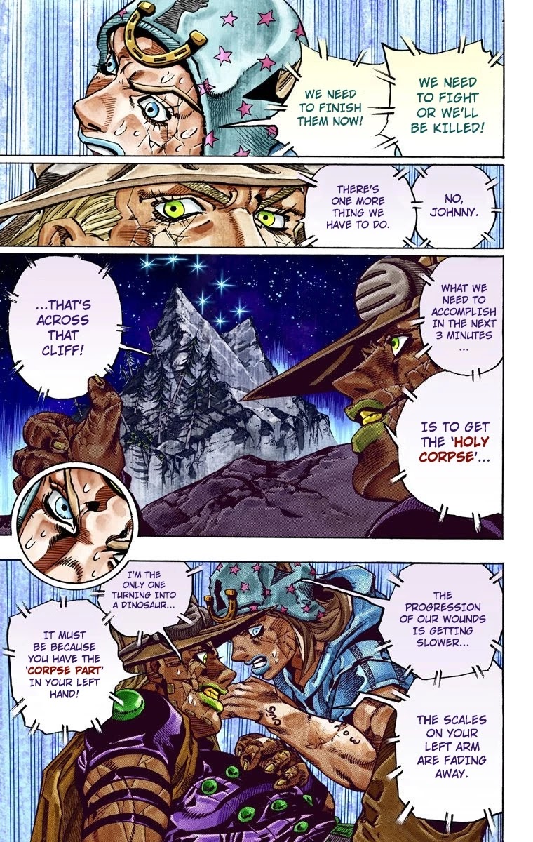 JoJo's Bizarre Adventure Part 7 - Steel Ball Run (Official Colored) chapter 30 page 37