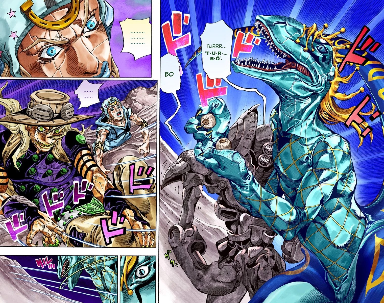 JoJo's Bizarre Adventure Part 7 - Steel Ball Run (Official Colored) chapter 31 page 4