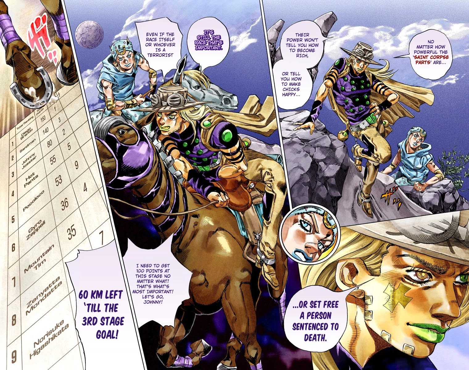 JoJo's Bizarre Adventure Part 7 - Steel Ball Run (Official Colored) chapter 31 page 53