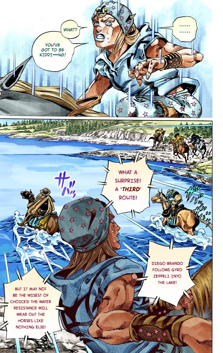 JoJo's Bizarre Adventure Part 7 - Steel Ball Run (Official Colored) chapter 32 page 10