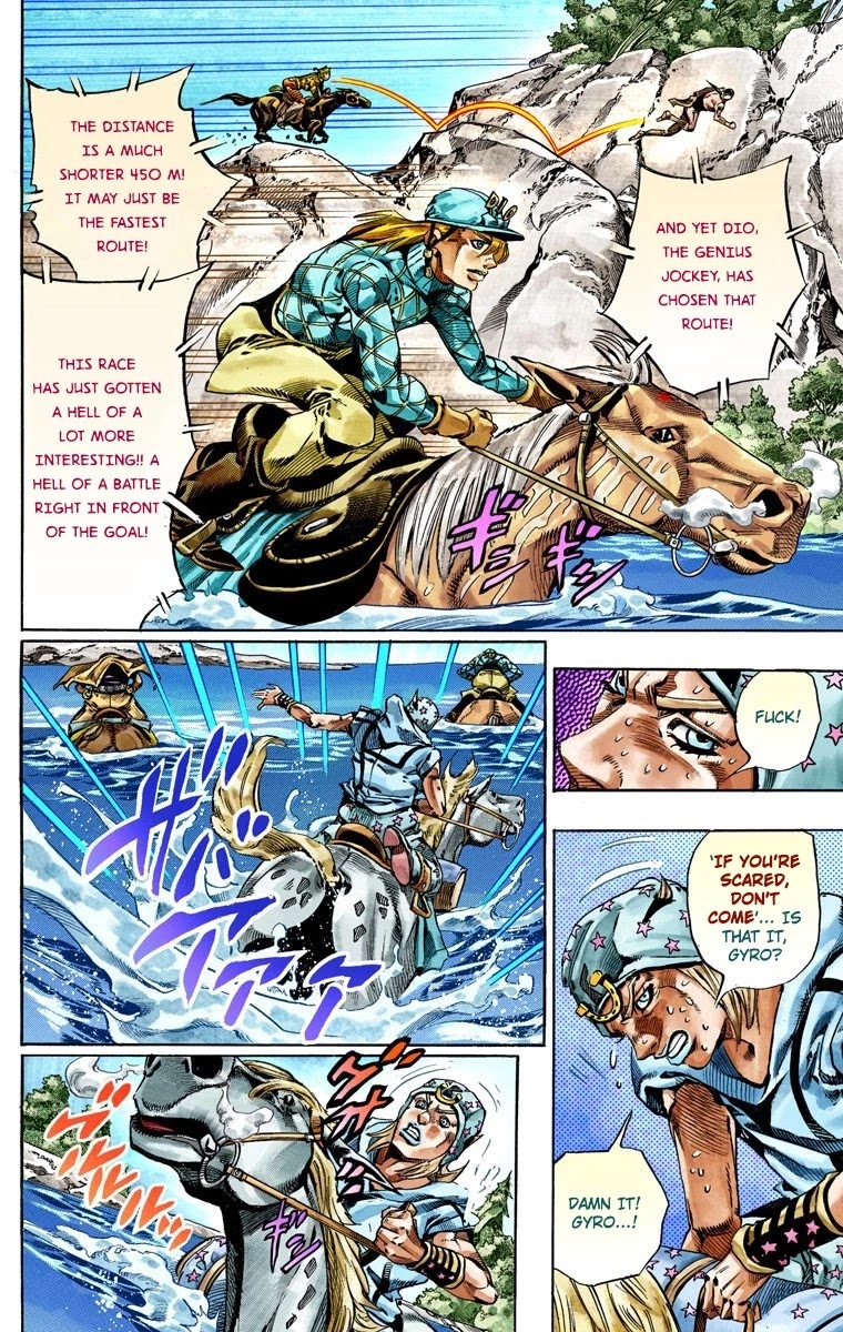 JoJo's Bizarre Adventure Part 7 - Steel Ball Run (Official Colored) chapter 32 page 11