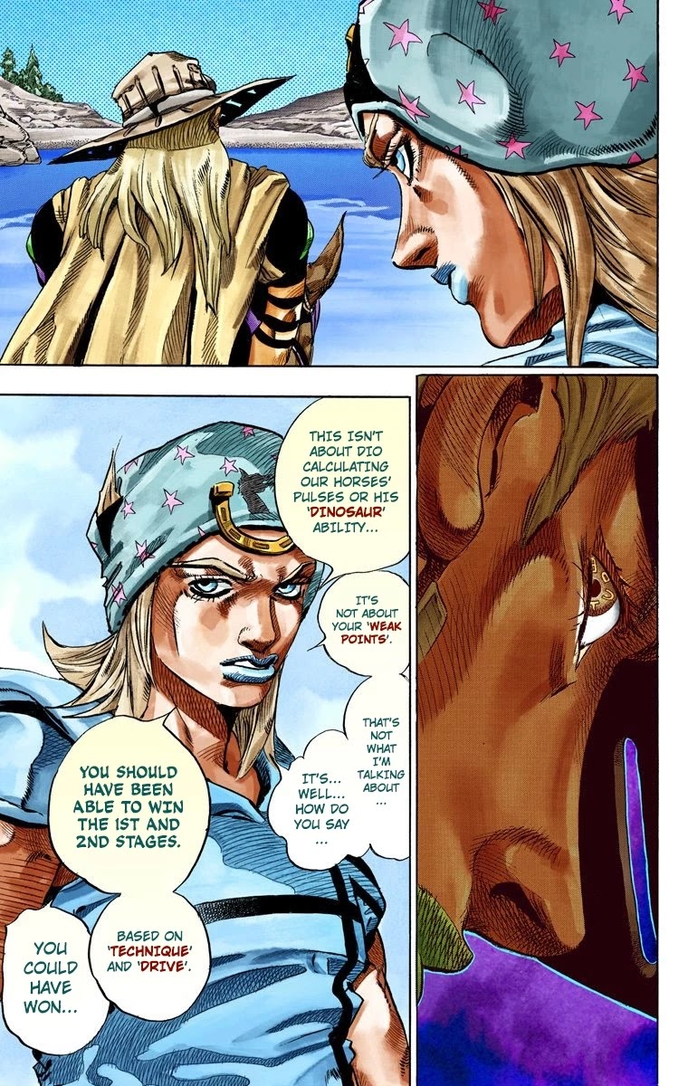 JoJo's Bizarre Adventure Part 7 - Steel Ball Run (Official Colored) chapter 32 page 14
