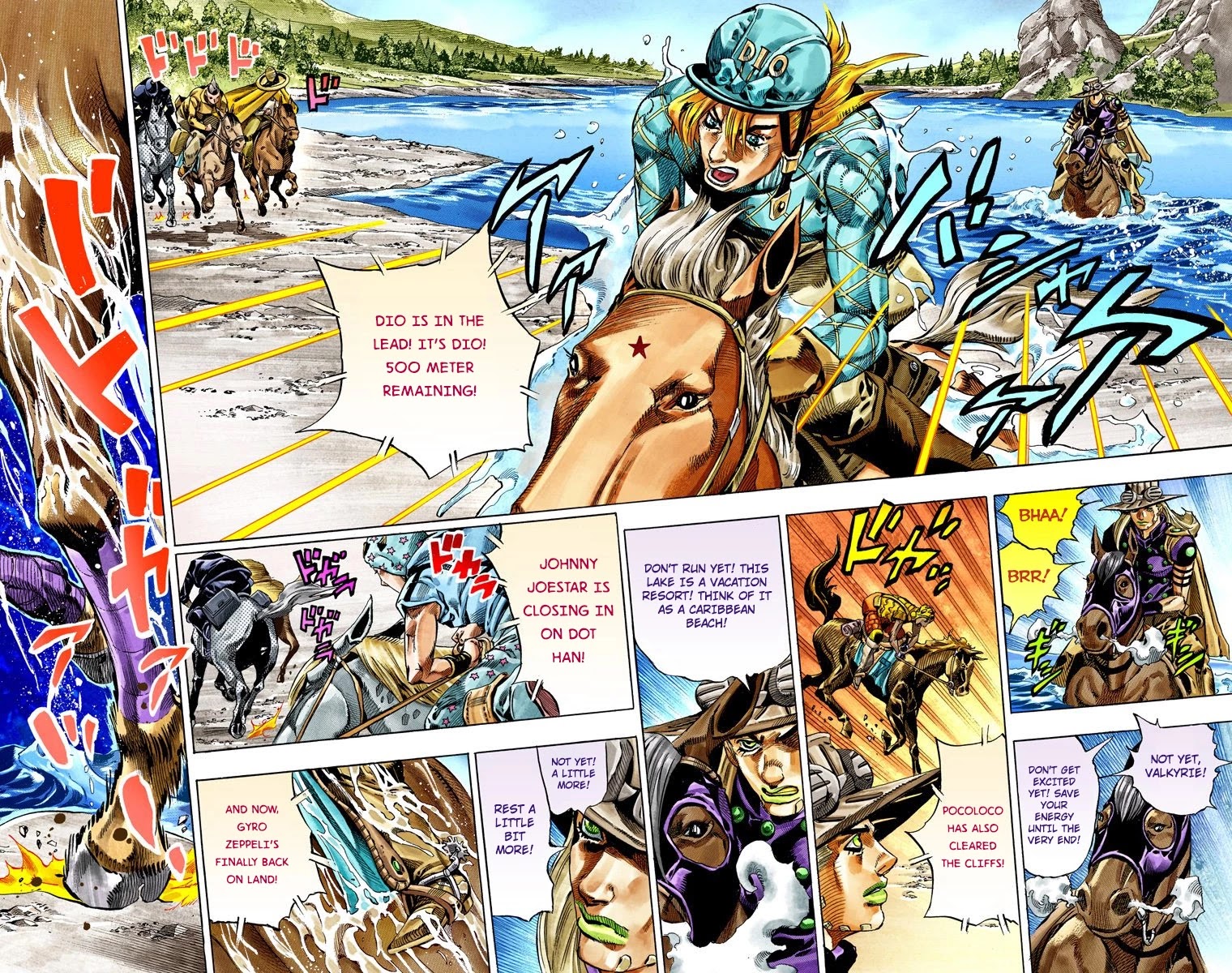 JoJo's Bizarre Adventure Part 7 - Steel Ball Run (Official Colored) chapter 32 page 25
