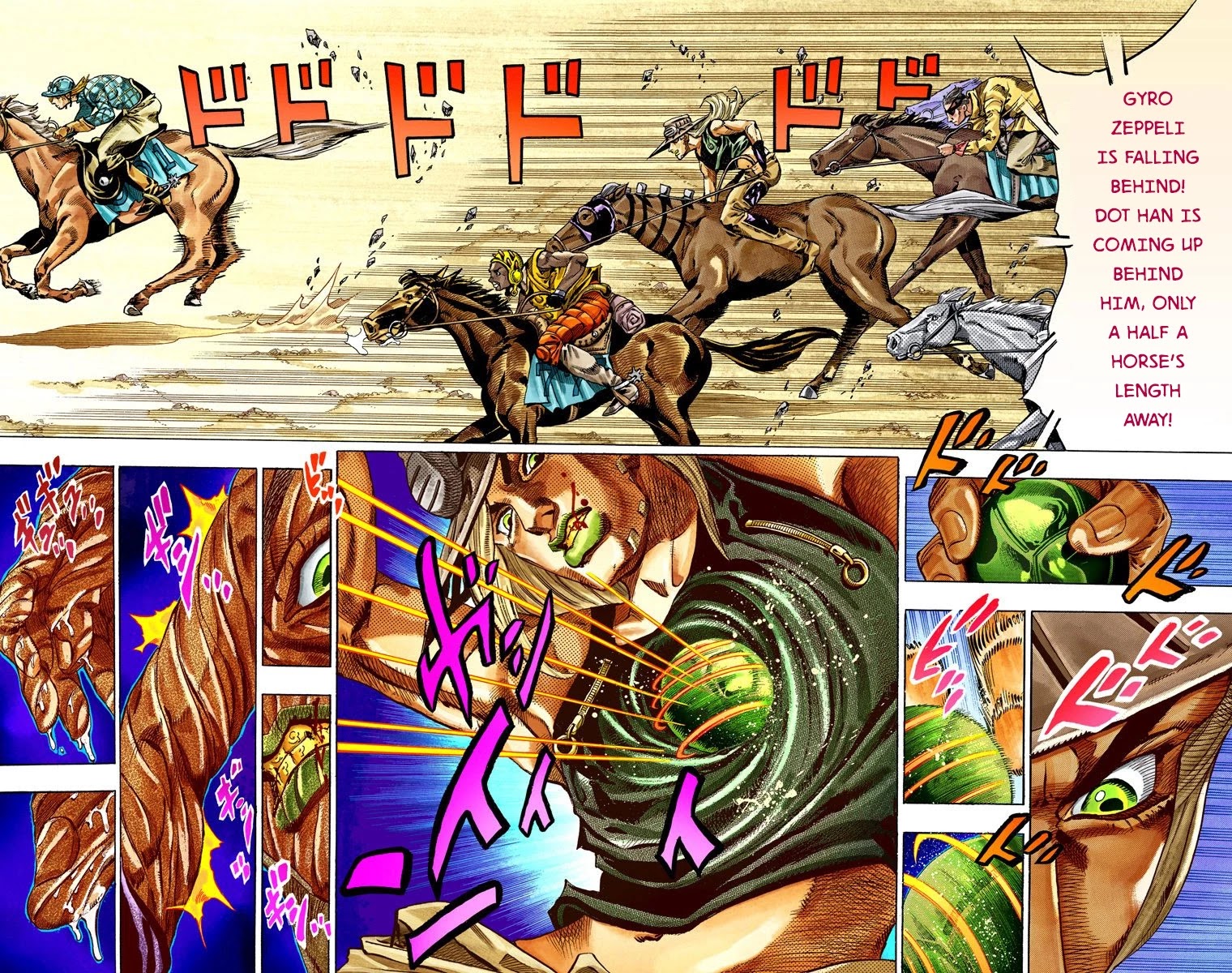 JoJo's Bizarre Adventure Part 7 - Steel Ball Run (Official Colored) chapter 32 page 31