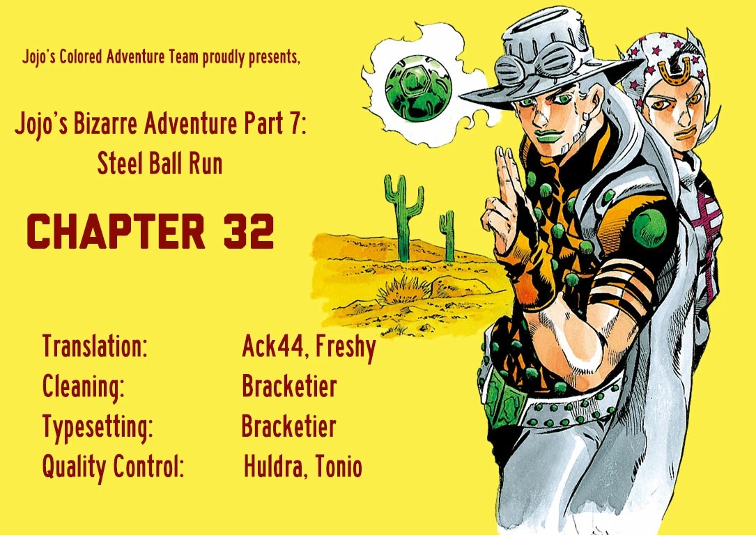 JoJo's Bizarre Adventure Part 7 - Steel Ball Run (Official Colored) chapter 32 page 41