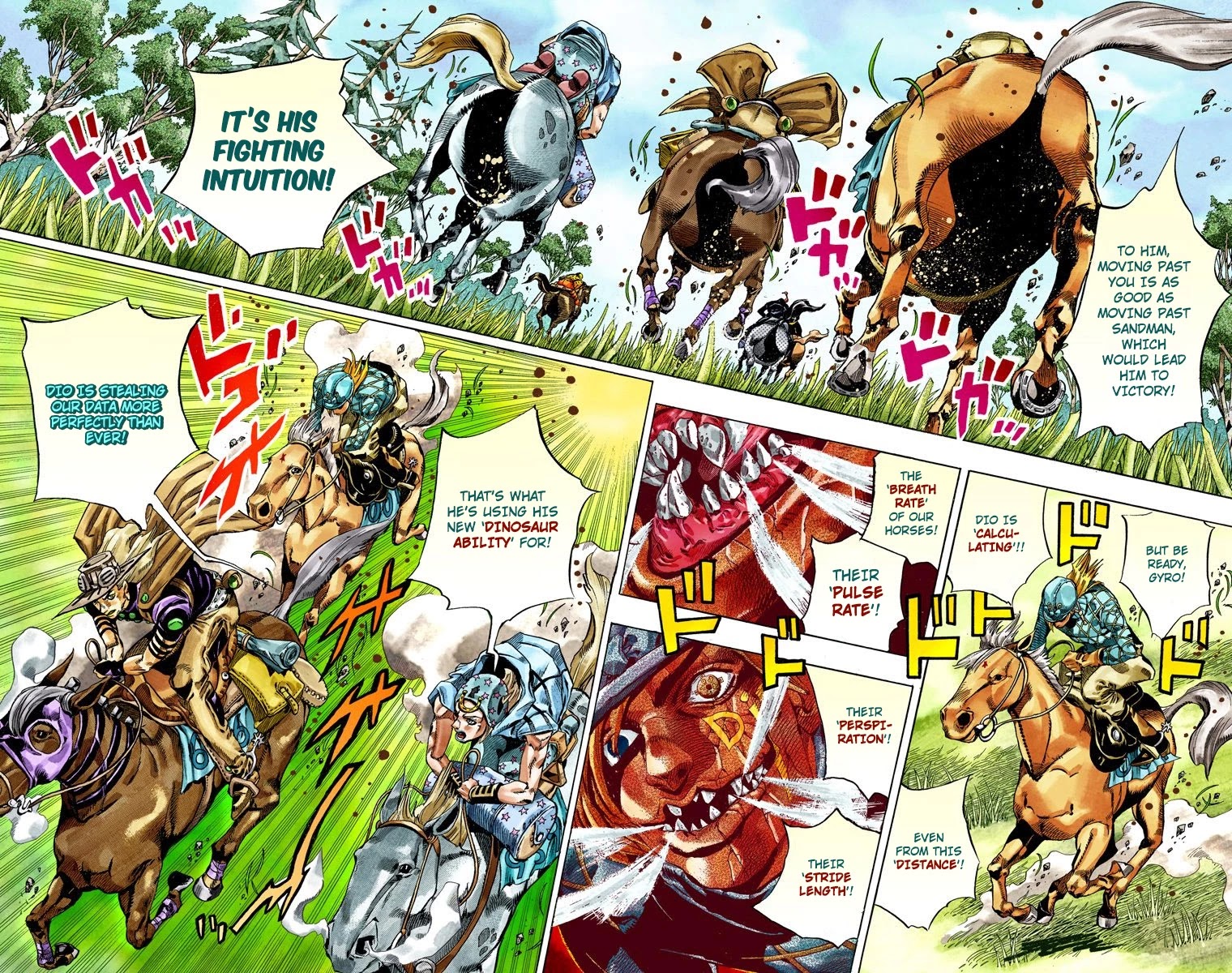 JoJo's Bizarre Adventure Part 7 - Steel Ball Run (Official Colored) chapter 32 page 6