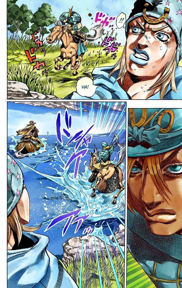 JoJo's Bizarre Adventure Part 7 - Steel Ball Run (Official Colored) chapter 32 page 9