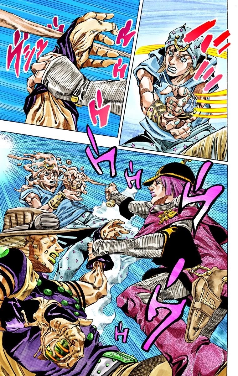 JoJo's Bizarre Adventure Part 7 - Steel Ball Run (Official Colored) chapter 33 page 10