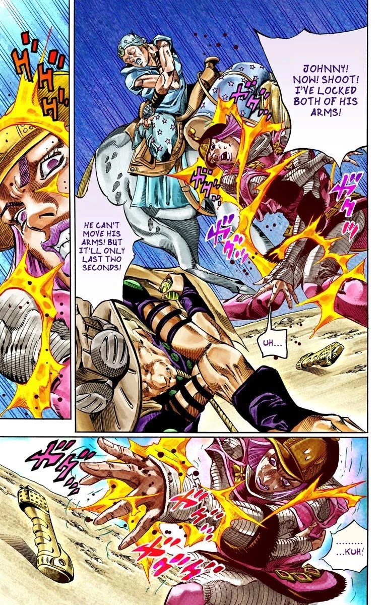 JoJo's Bizarre Adventure Part 7 - Steel Ball Run (Official Colored) chapter 33 page 16