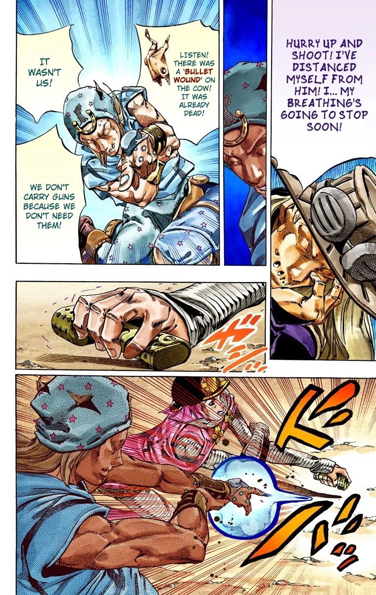 JoJo's Bizarre Adventure Part 7 - Steel Ball Run (Official Colored) chapter 33 page 17