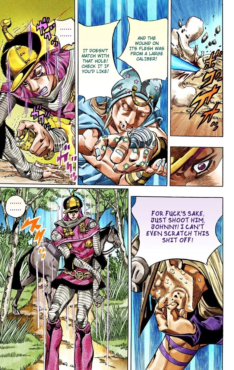 JoJo's Bizarre Adventure Part 7 - Steel Ball Run (Official Colored) chapter 33 page 18