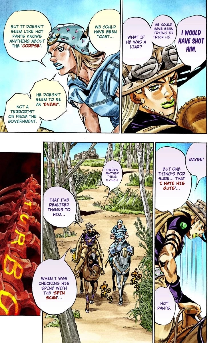 JoJo's Bizarre Adventure Part 7 - Steel Ball Run (Official Colored) chapter 33 page 22