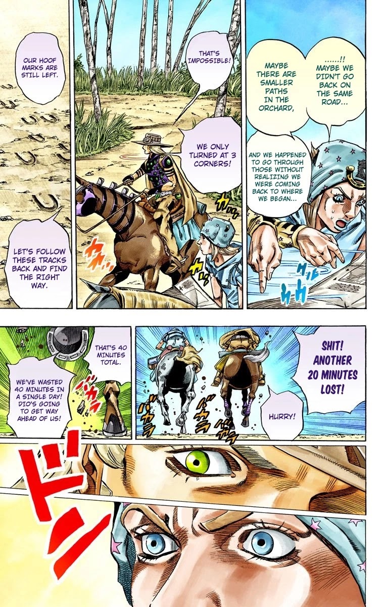 JoJo's Bizarre Adventure Part 7 - Steel Ball Run (Official Colored) chapter 33 page 32