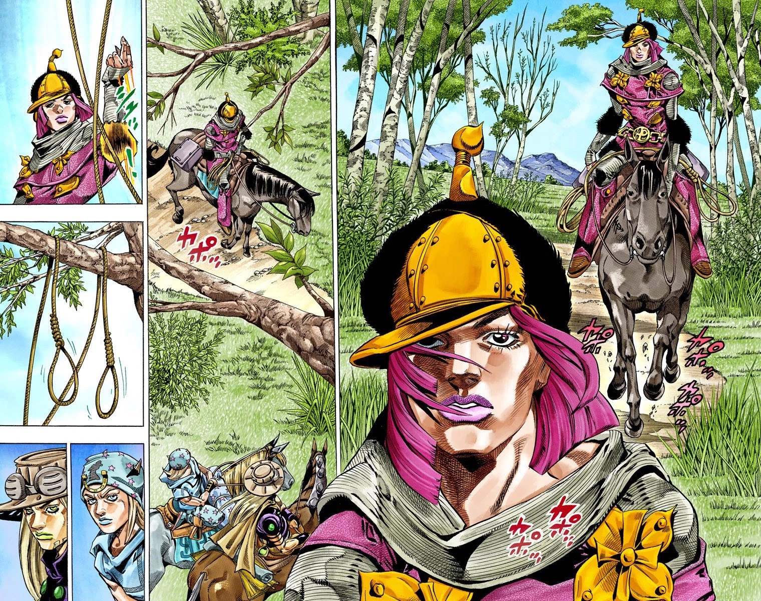 JoJo's Bizarre Adventure Part 7 - Steel Ball Run (Official Colored) chapter 33 page 4