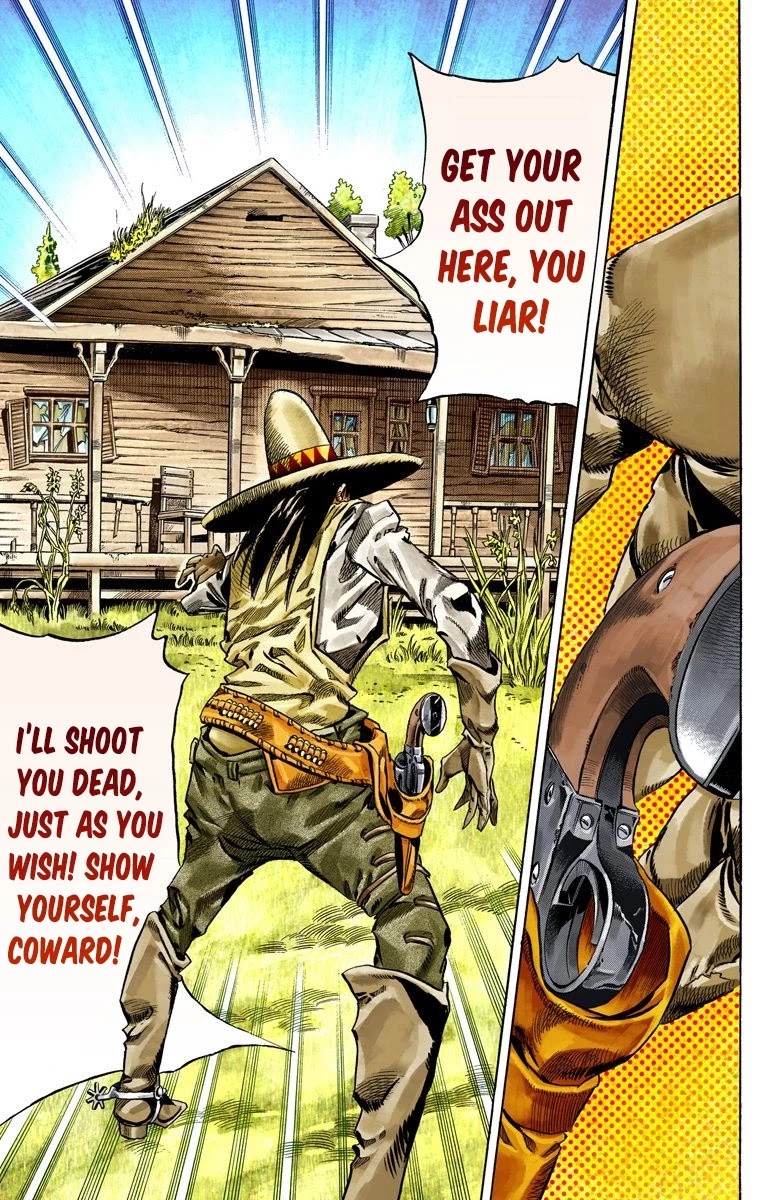 JoJo's Bizarre Adventure Part 7 - Steel Ball Run (Official Colored) chapter 33 page 40