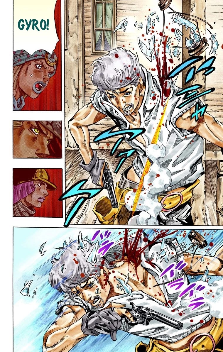 JoJo's Bizarre Adventure Part 7 - Steel Ball Run (Official Colored) chapter 33 page 48