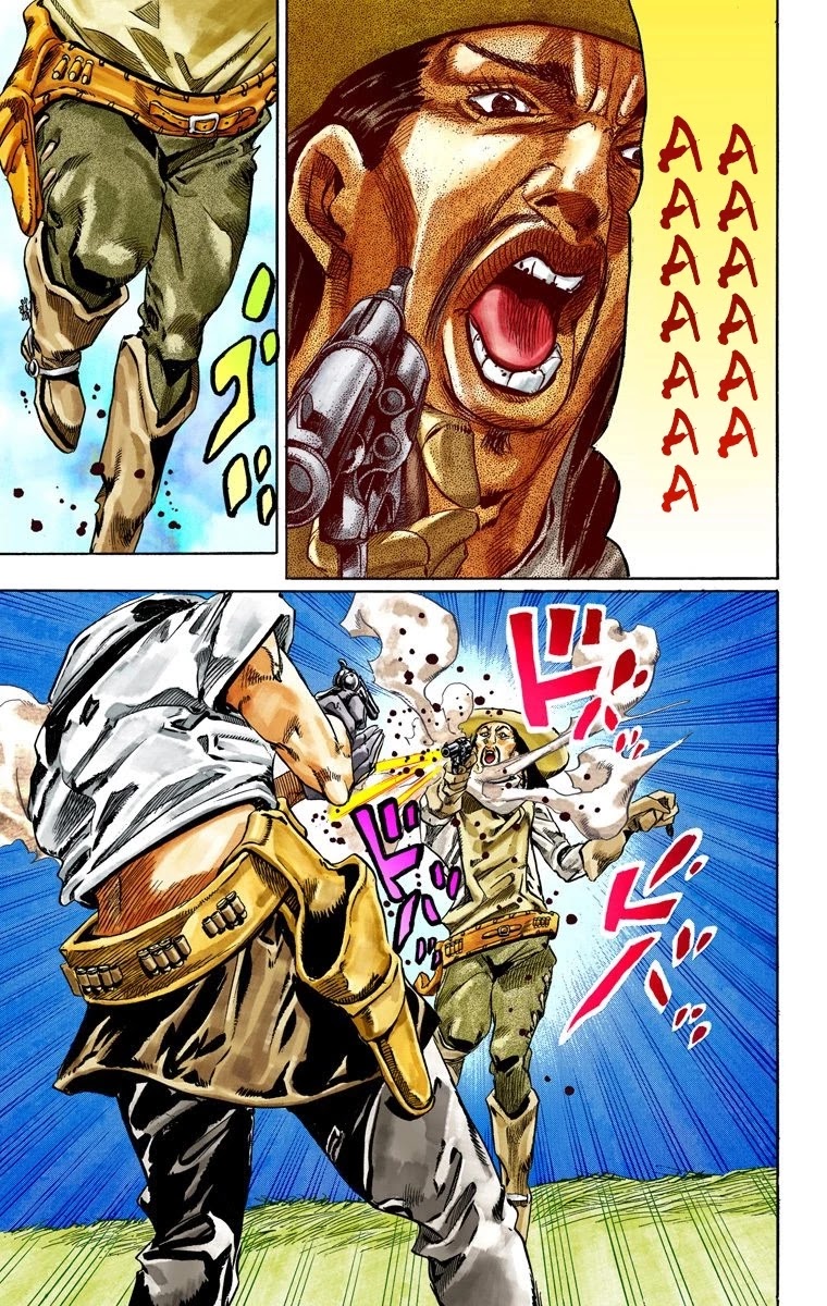 JoJo's Bizarre Adventure Part 7 - Steel Ball Run (Official Colored) chapter 33 page 49