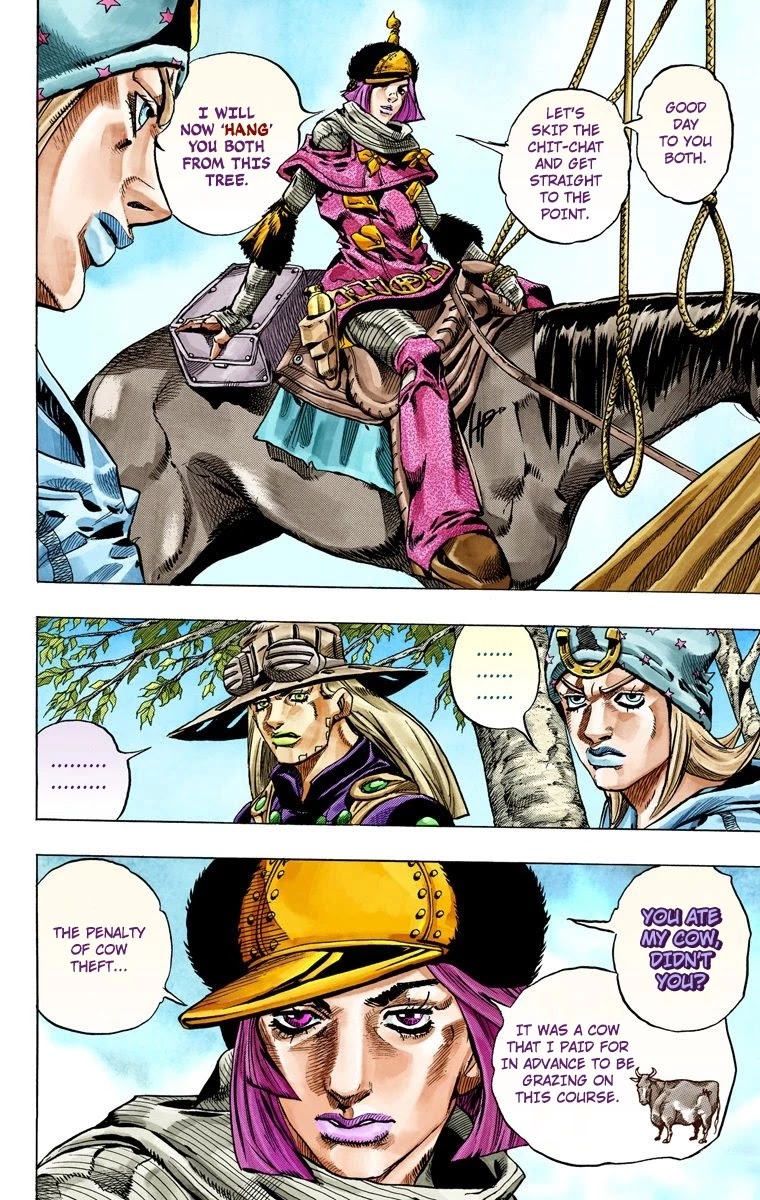 JoJo's Bizarre Adventure Part 7 - Steel Ball Run (Official Colored) chapter 33 page 5