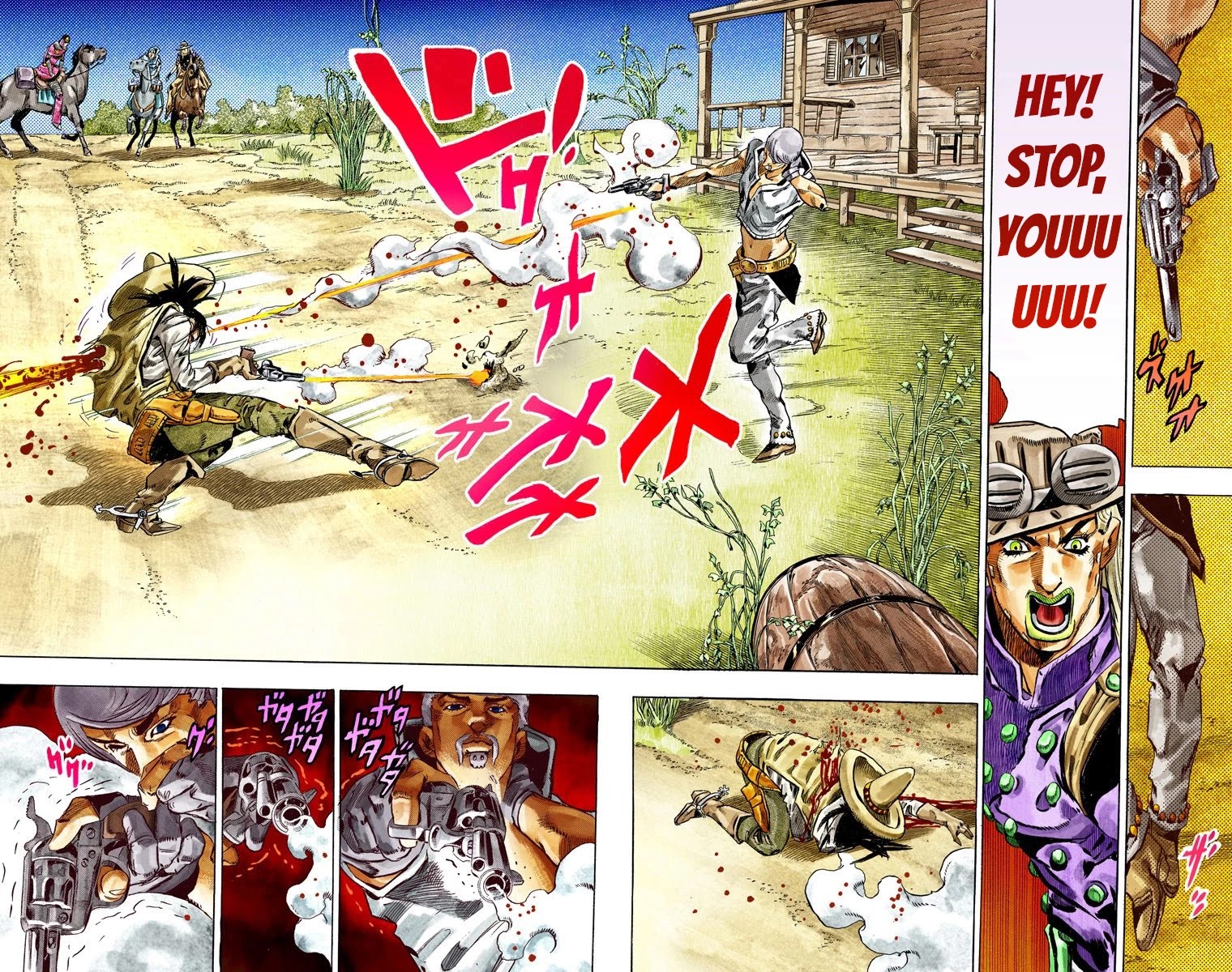 JoJo's Bizarre Adventure Part 7 - Steel Ball Run (Official Colored) chapter 33 page 53