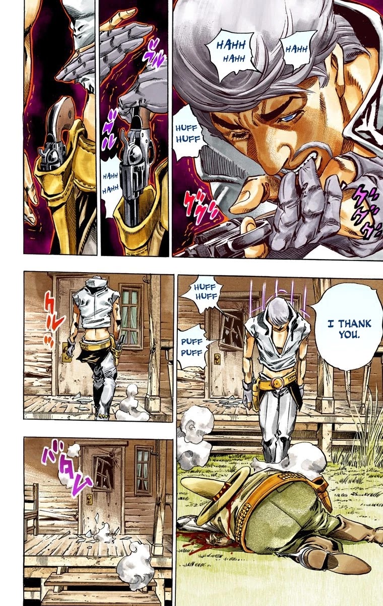 JoJo's Bizarre Adventure Part 7 - Steel Ball Run (Official Colored) chapter 33 page 54